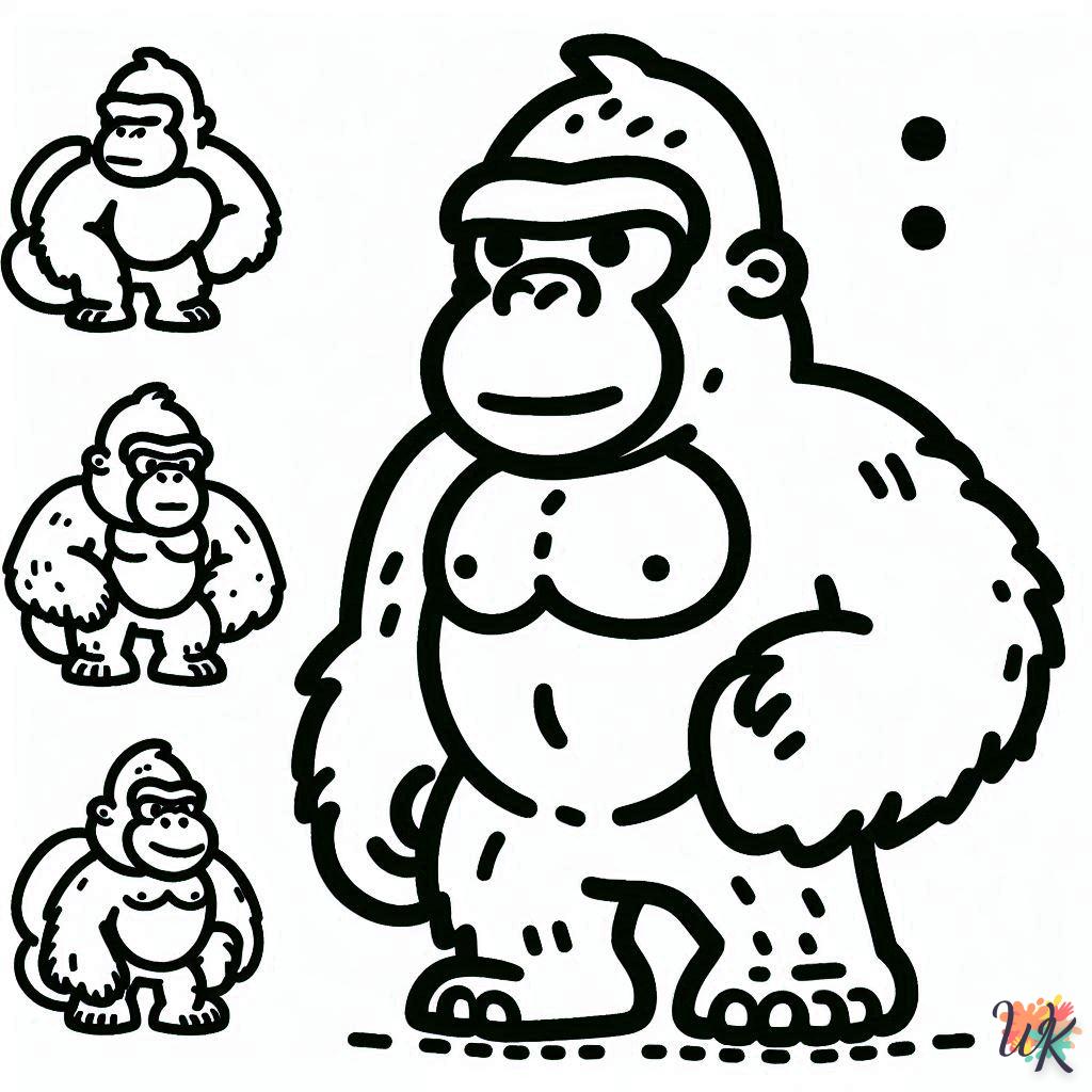 King Kong para colorear 2