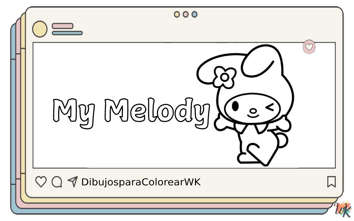 78 Dibujos Para Colorear My Melody