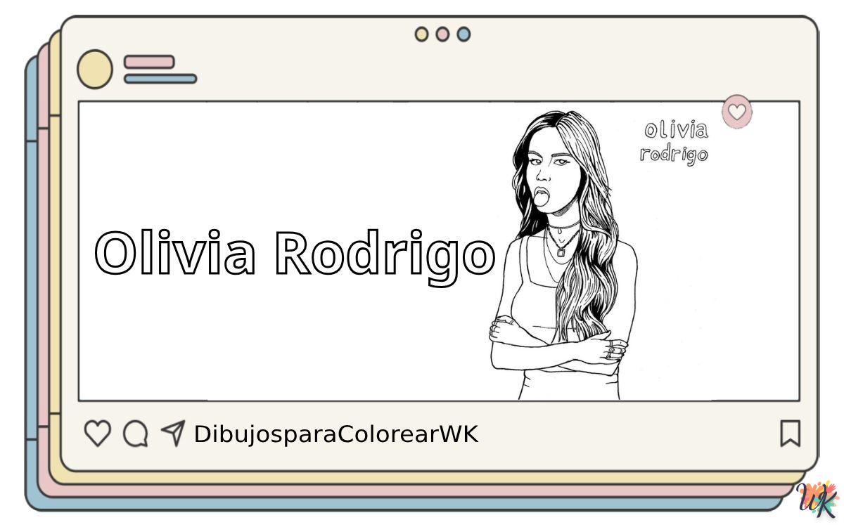 10 Dibujos Para Colorear Olivia Rodrigo