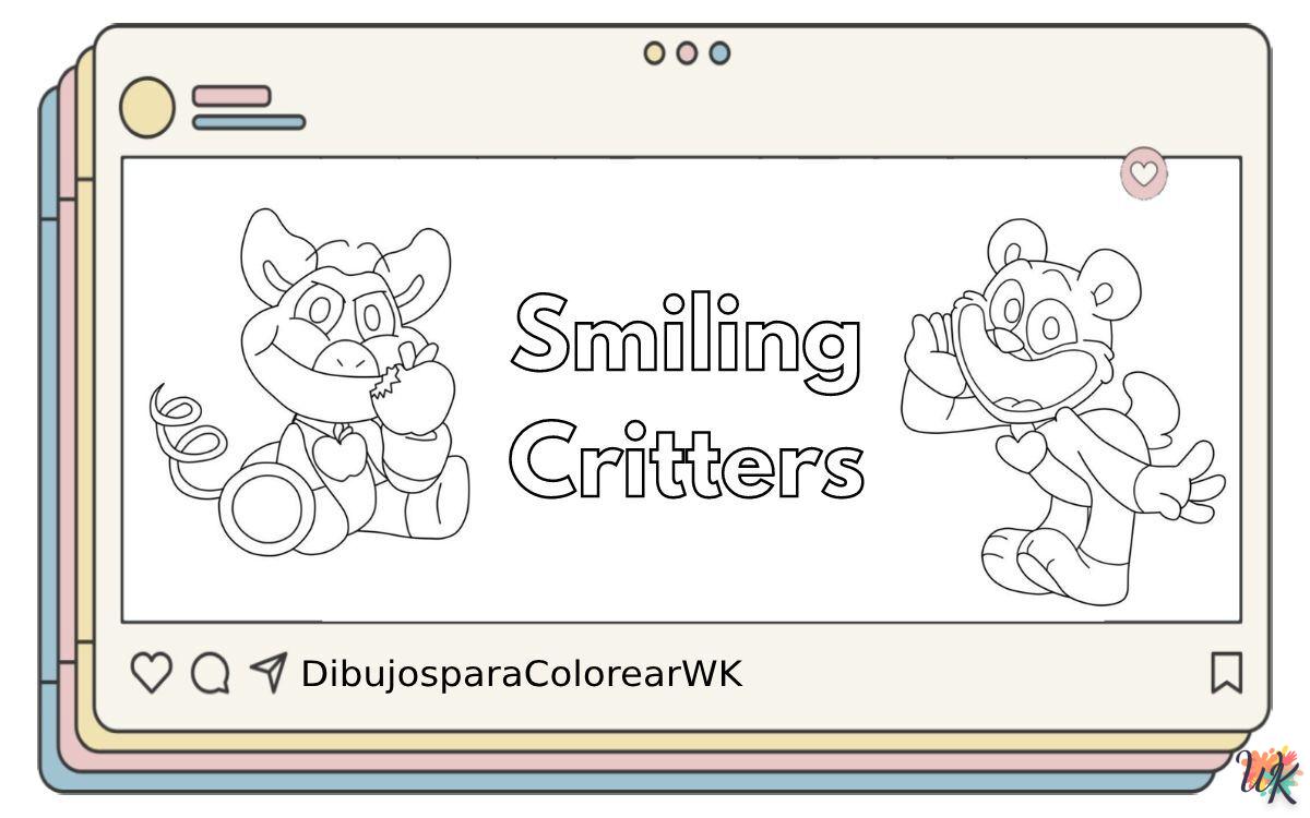 Smiling Critters 6 47 Dibujos Para Colorear Smiling Critters