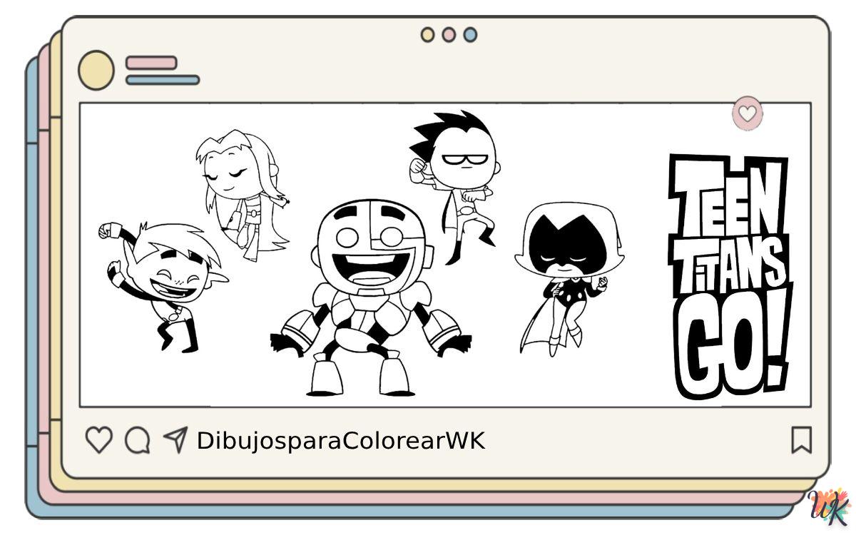 37 Dibujos Para Colorear Teen Titans