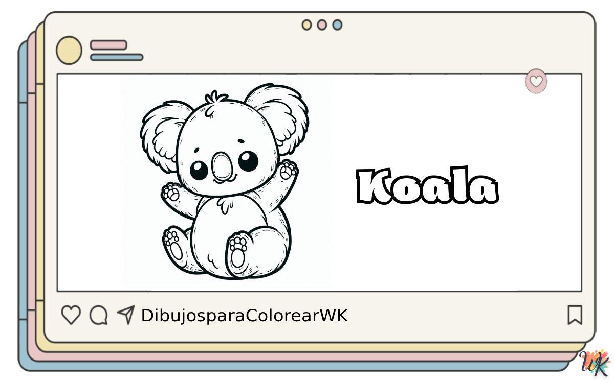 58 Dibujos Para Colorear Koala