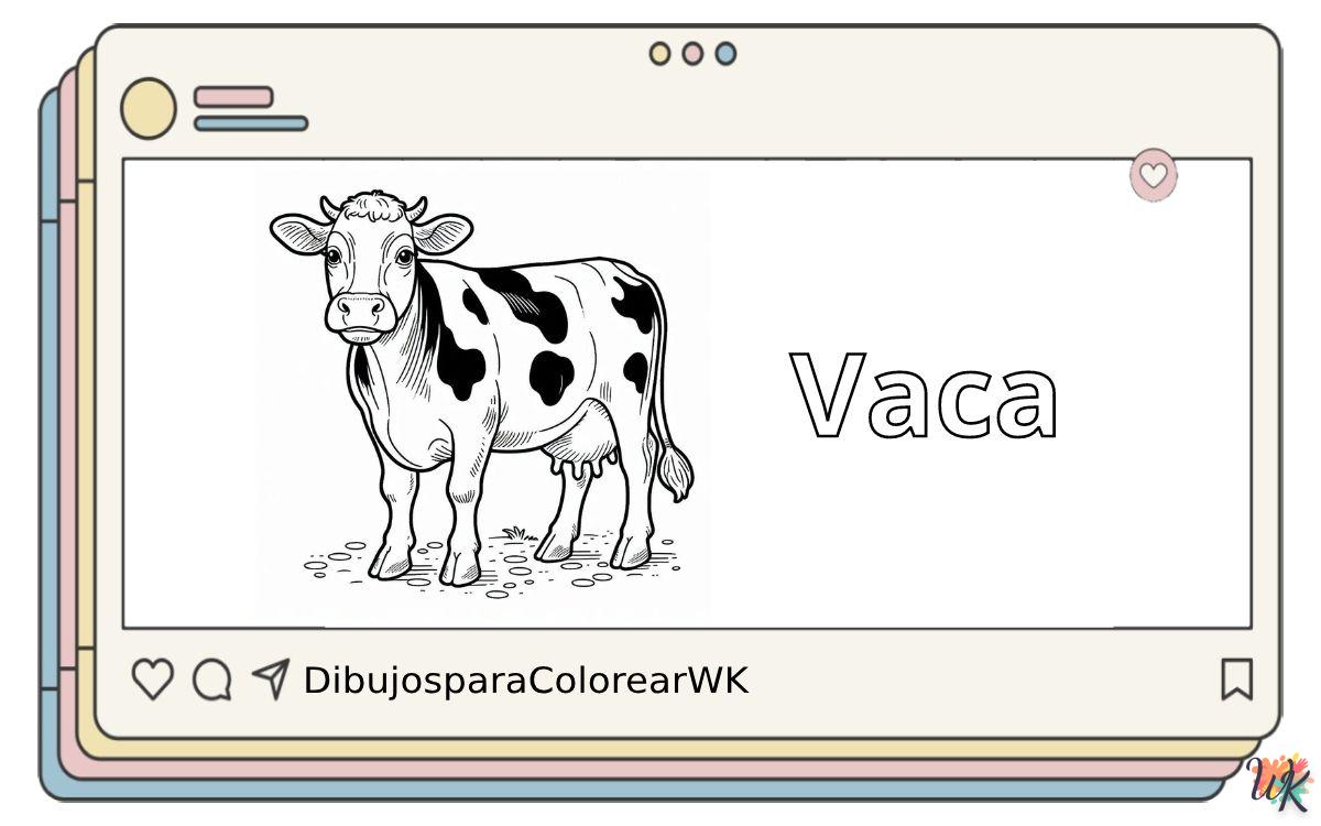Vaca 1 63 Dibujos Para Colorear Vaca