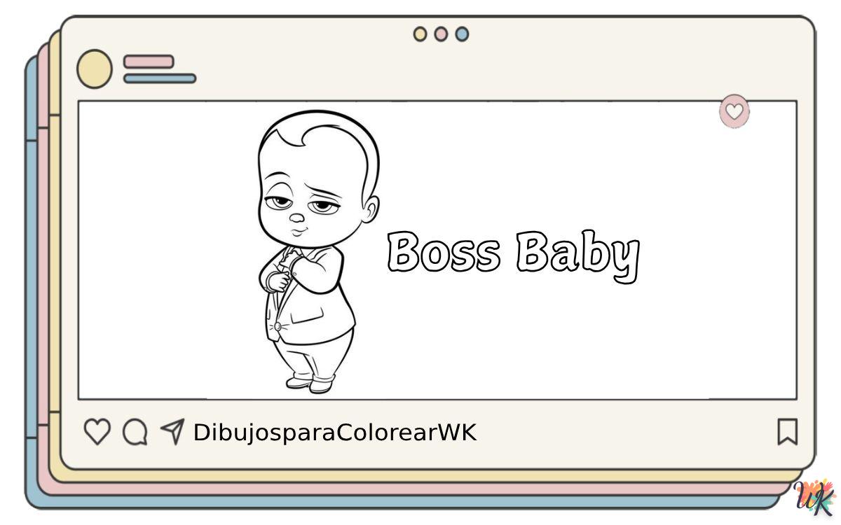 27 Dibujos Para Colorear Boss Baby