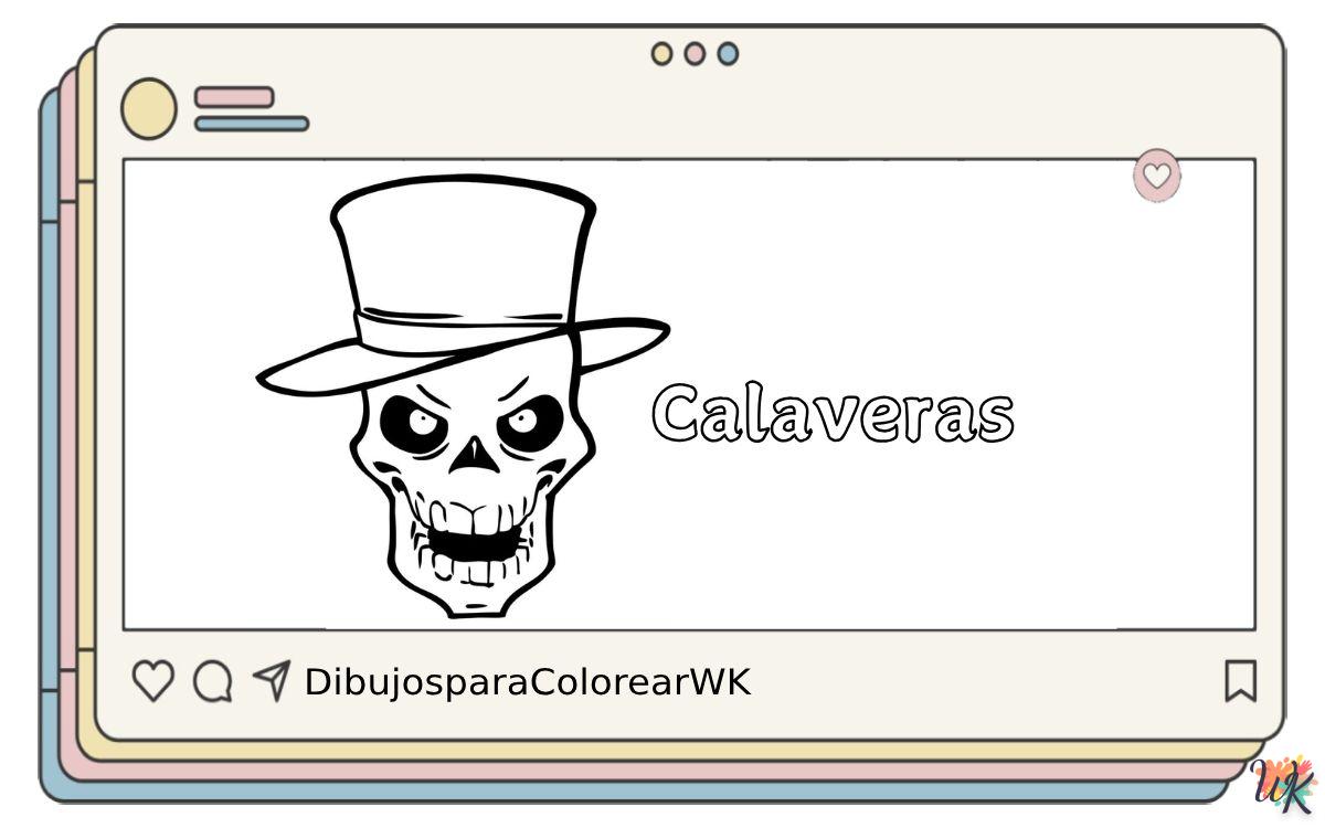 121 Dibujos Para Colorear Calaveras