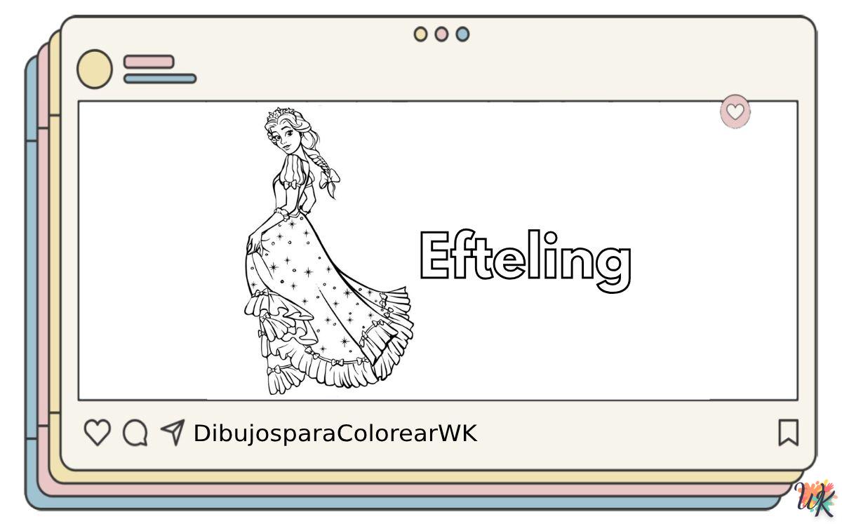 58 Dibujos Para Colorear Efteling