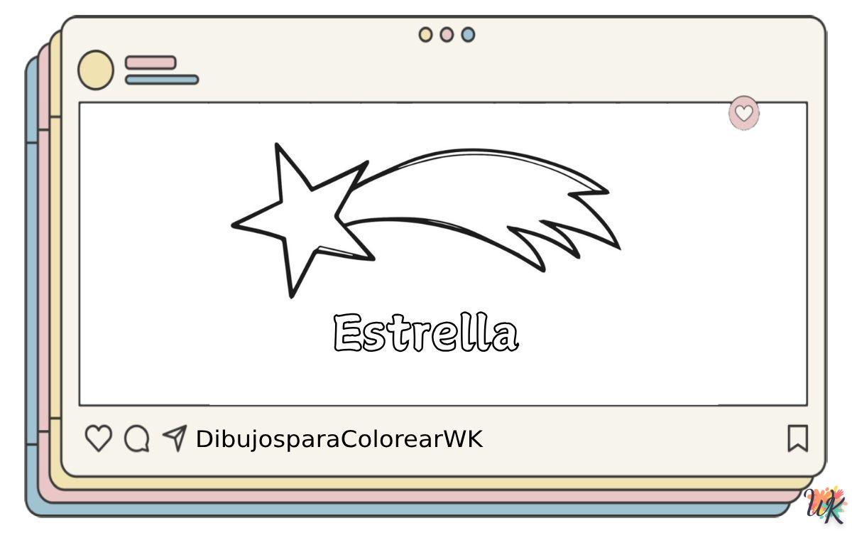 Estrella 2 39 Dibujos Para Colorear Estrella