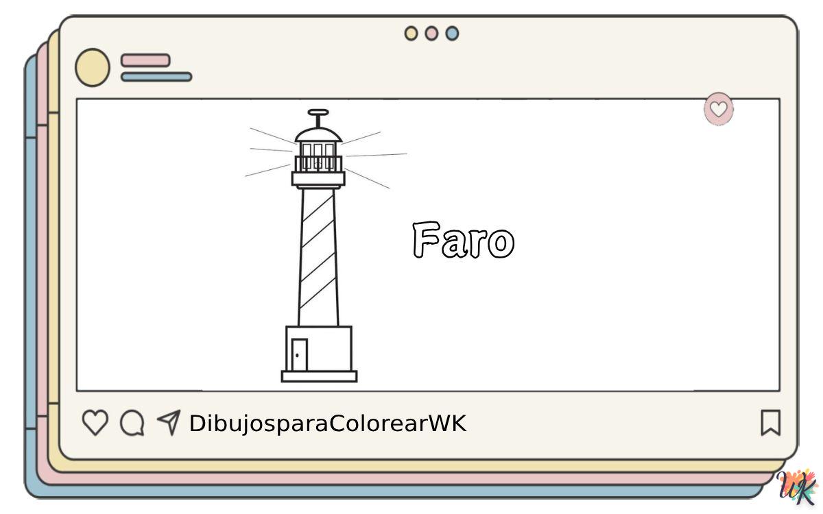 30 Dibujos Para Colorear Faro