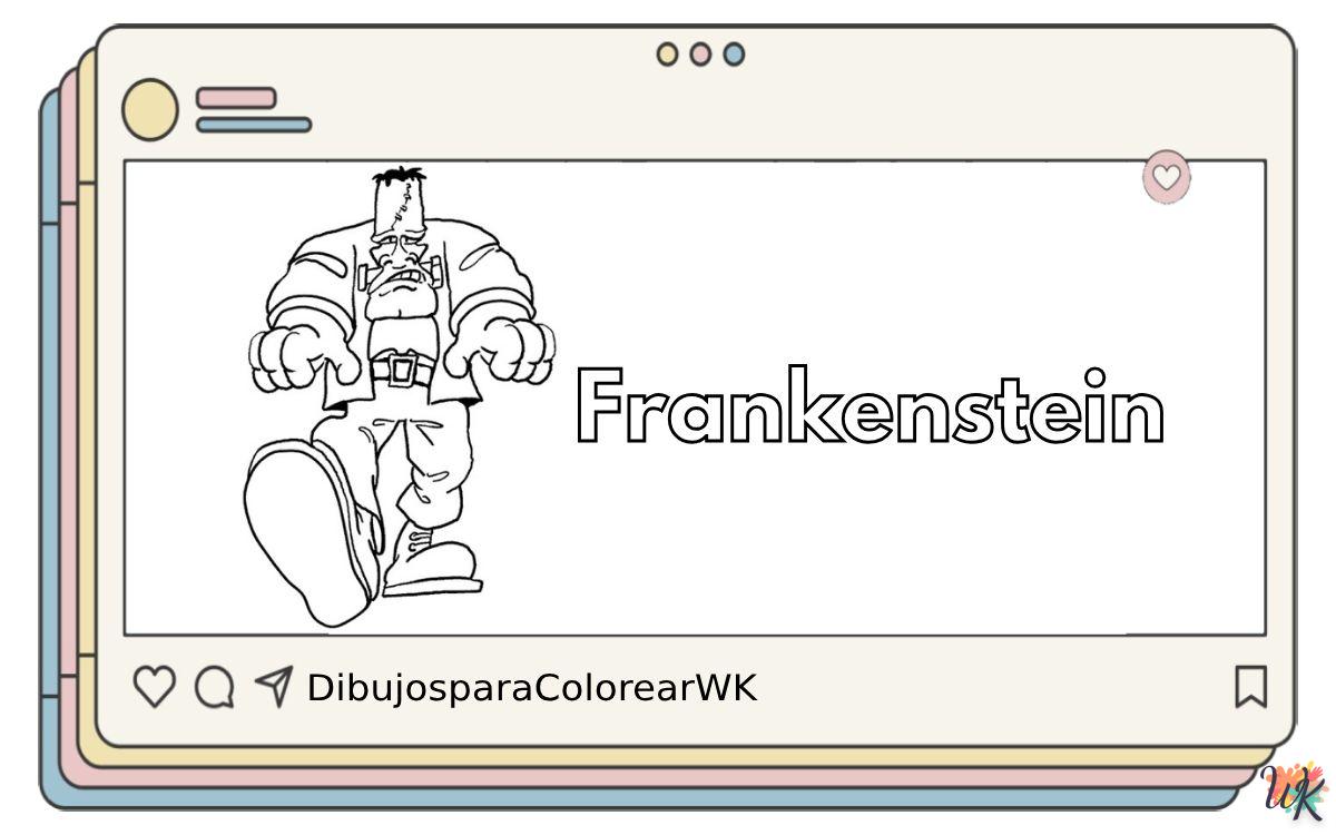 106 Dibujos Para Colorear Frankenstein