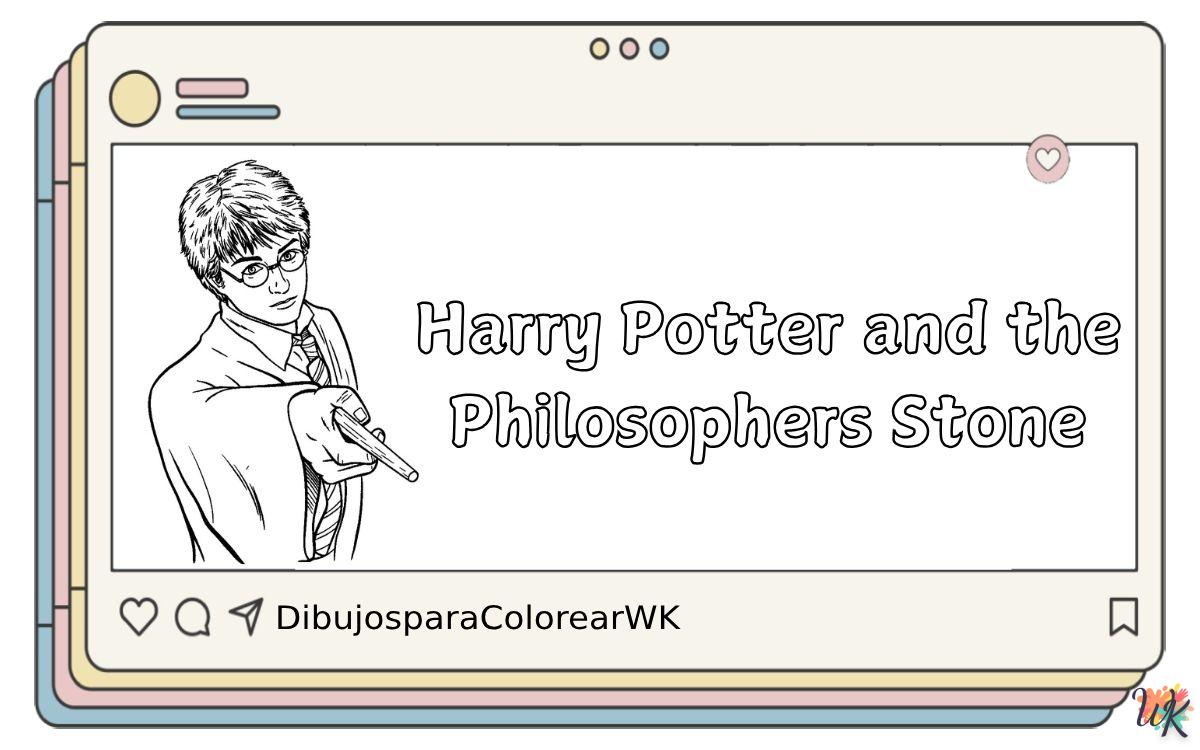 24 Dibujos Para Colorear Harry Potter and the Philosophers Stone