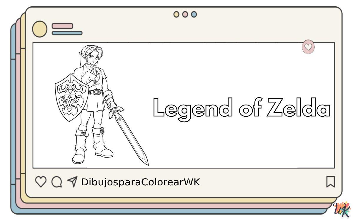 23 Dibujos Para Colorear Legend of Zelda