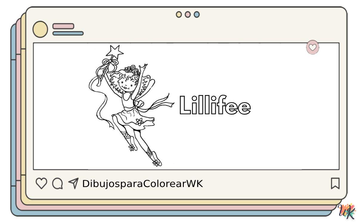 38 Dibujos Para Colorear Lillifee