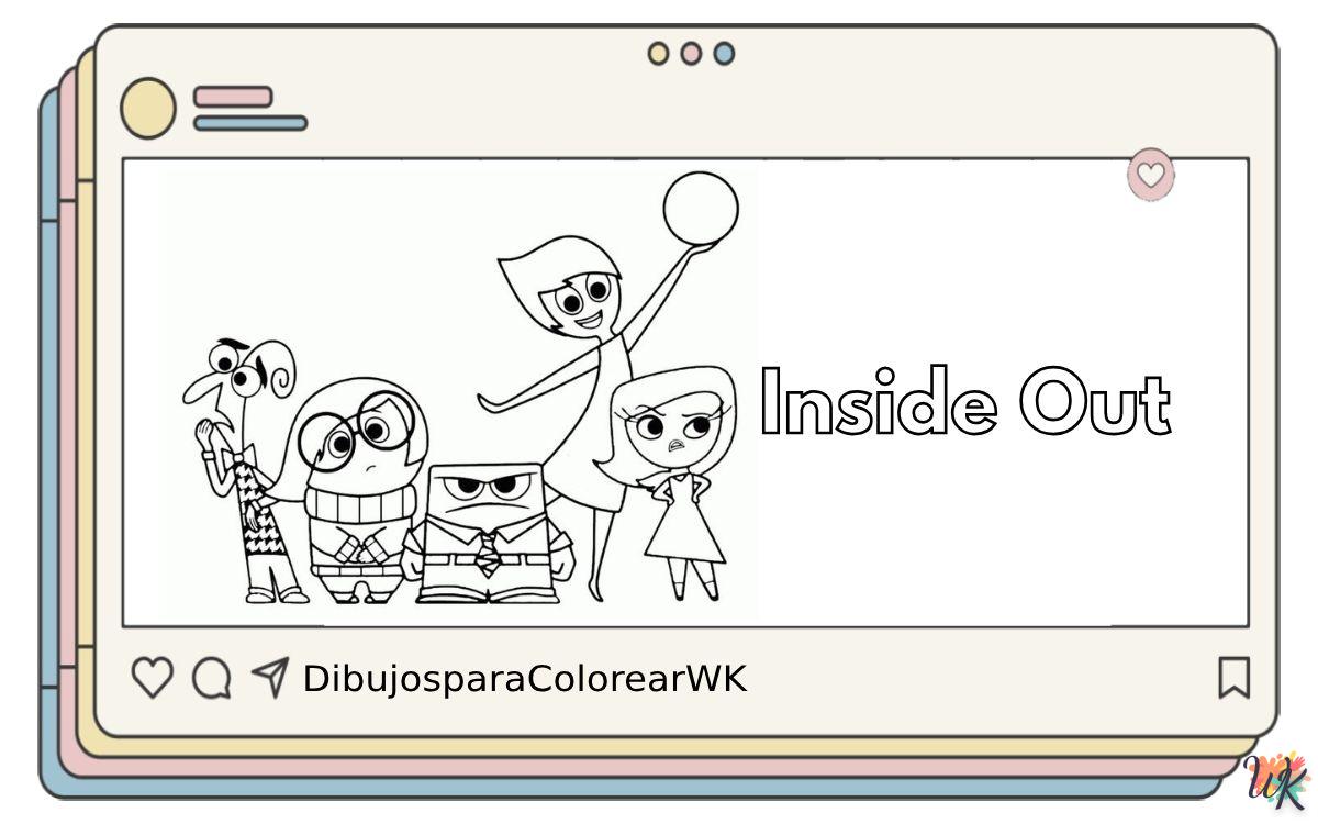 50 Dibujos Para Colorear Inside Out