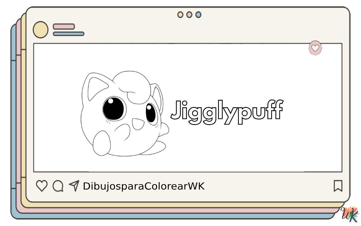 123 Dibujos Para Colorear Jigglypuff