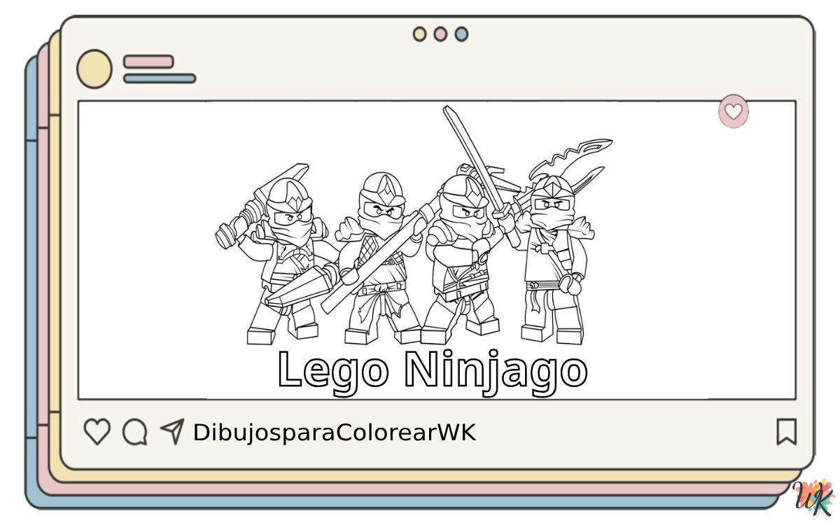 Lego Ninjago 4 81 Dibujos Para Colorear Lego Ninjago