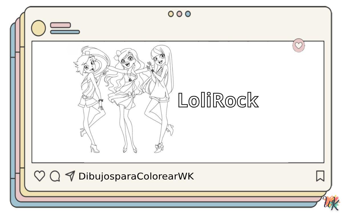 57 Dibujos Para Colorear LoliRock