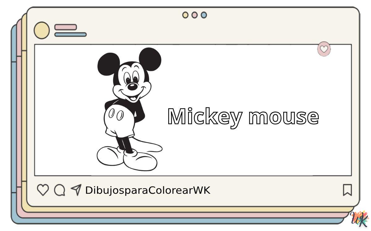 92 Dibujos Para Colorear Mickey mouse