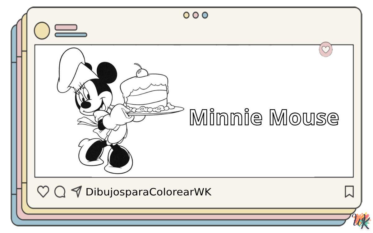 89 Dibujos Para Colorear Minnie Mouse