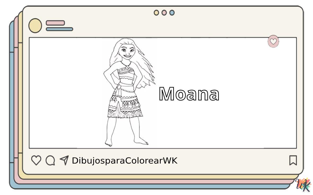 77 Dibujos Para Colorear Moana