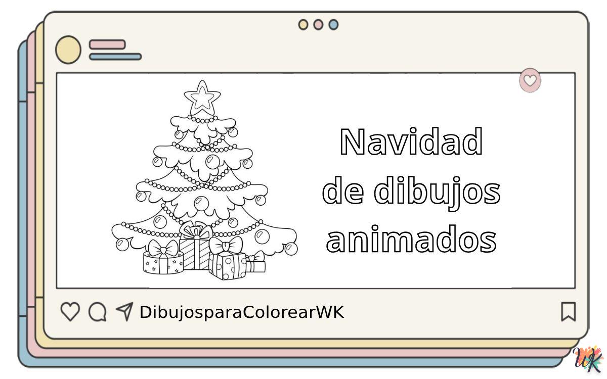 64 Dibujos Para Colorear Navidad de dibujos animados