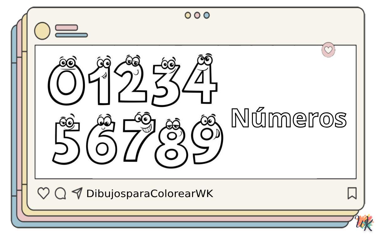 Números 9 30 Dibujos Para Colorear Números