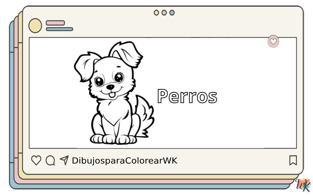 Perros 4 38 Dibujos Para Colorear Perros