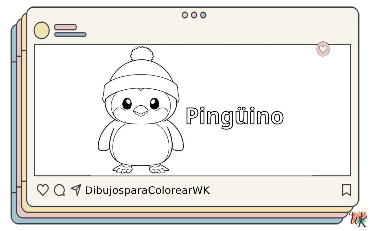 Pingüino 3 48 Dibujos Para Colorear Pingüino