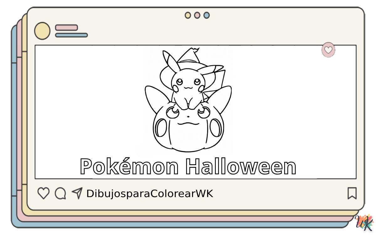 36 Dibujos Para Colorear Pokémon Halloween