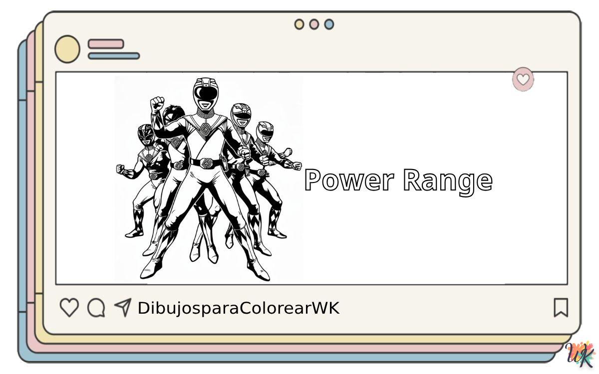 Power Range 1 51 Dibujos Para Colorear Power Range