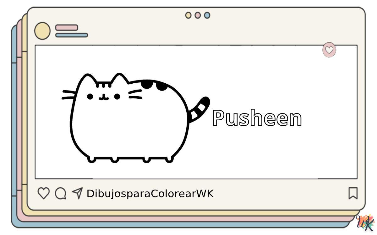 48 Dibujos Para Colorear Pusheen